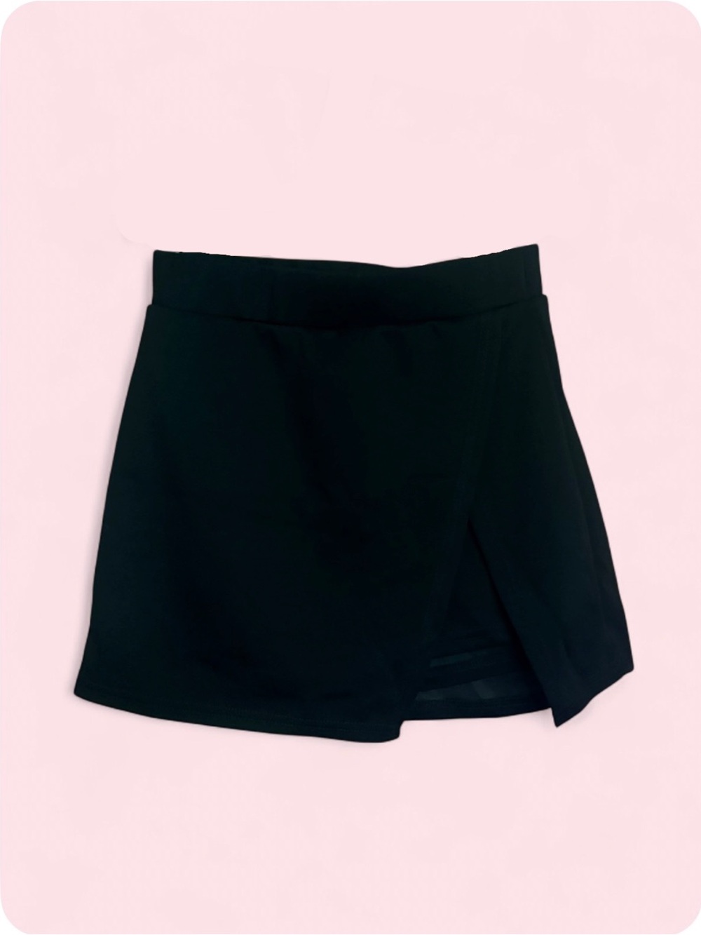 black athletic skirt